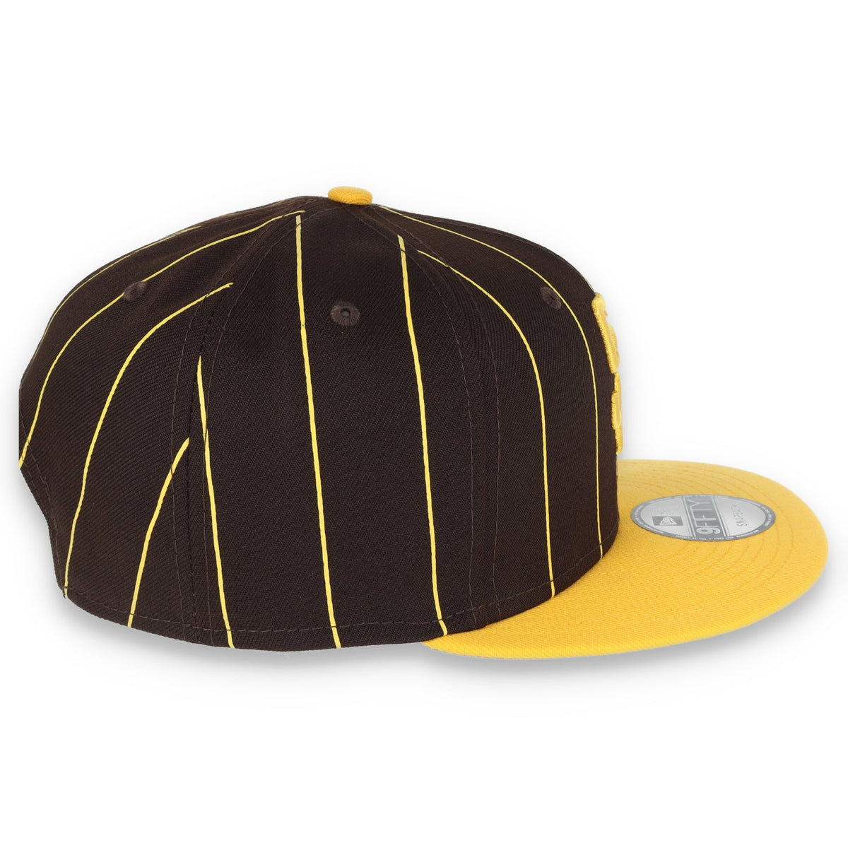 New Era San Diego Padres Vintage Throwback 9Fifty Snapback Hat-Brown product image 5, provided for visual reference and