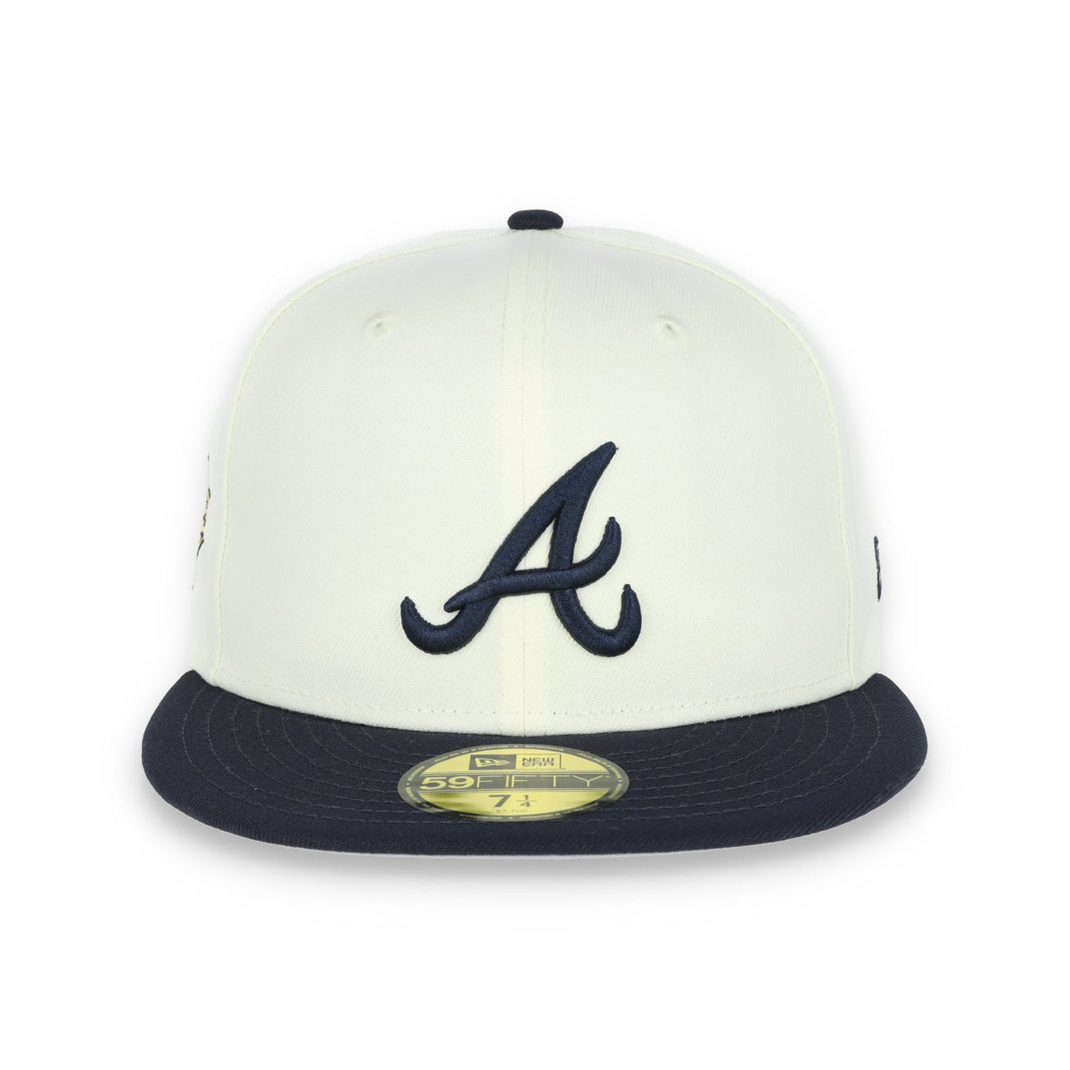 New Era Atlanta Braves 1995 World Series Side Patch 59FIFTY Fitted Ivory Hat product image 2, provided for visual reference