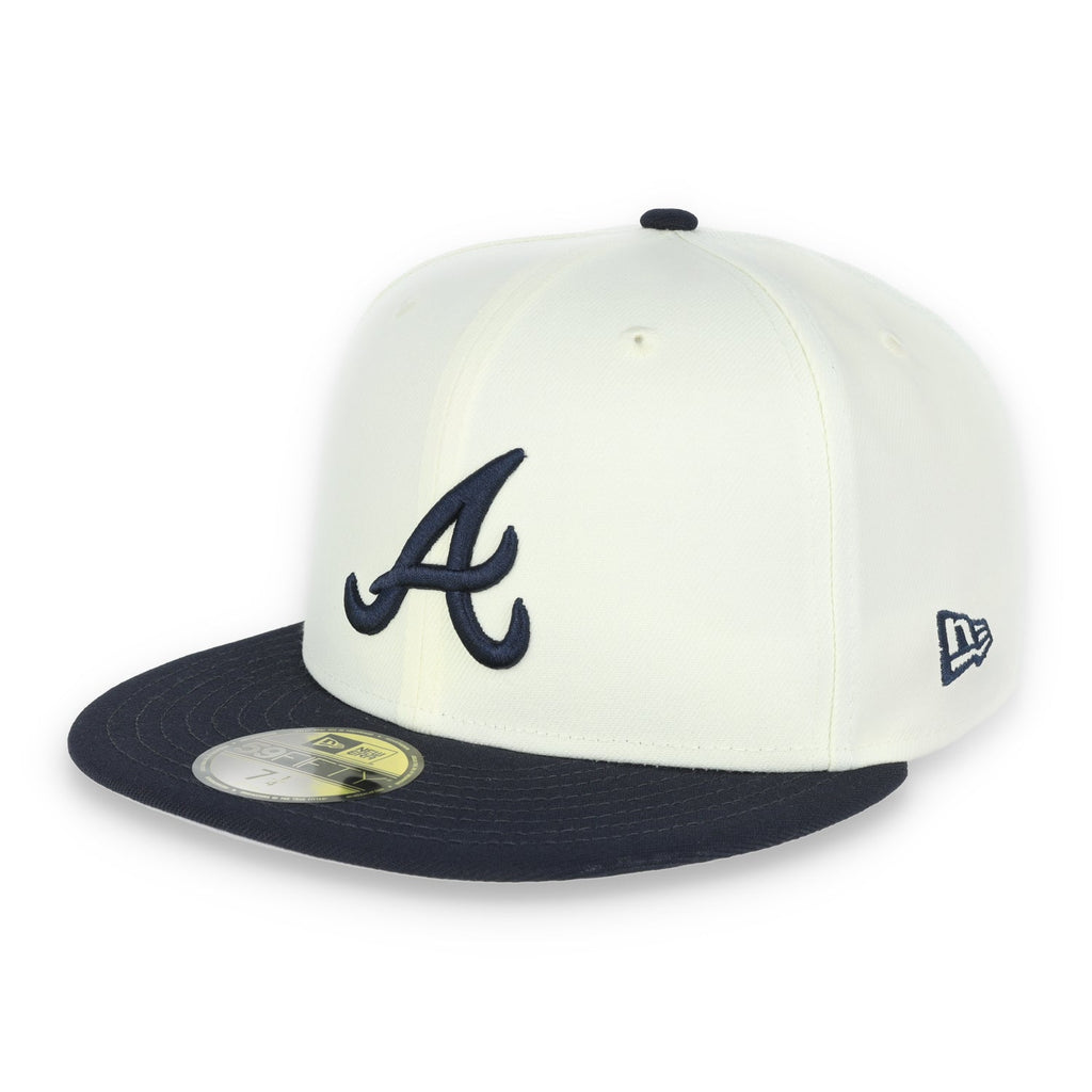New Era Atlanta Braves 1995 World Series Side Patch 59FIFTY Fitted Ivory Hat product image 3, provided for visual reference