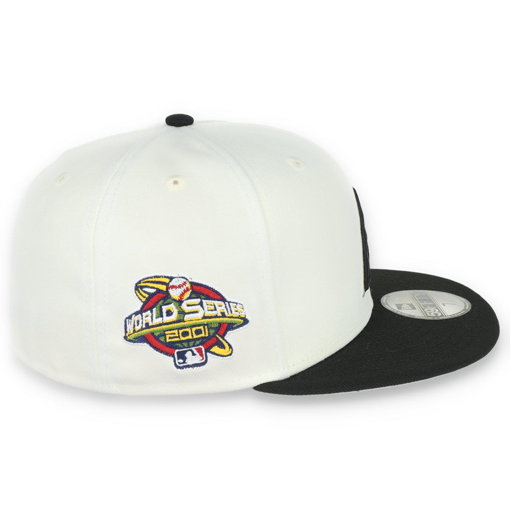 New Era Arizona Diamondback Throwback 2001 World Series Side Patch 59FIFTY Fitted Ivory Hat product image 6, provided for