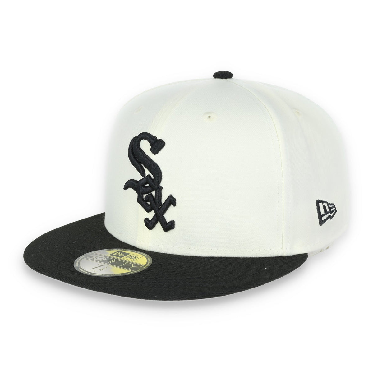 New Era Chicago White Sox Throwback 2005 World Series Side Patch 59FIFTY Fitted Ivory Hat product image 3, provided for