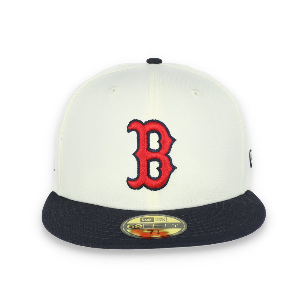 New Era Boston Red Sox Throwback 2013 World Series Patch 59FIFTY Fitted Ivory Hat product image 2, provided for visual