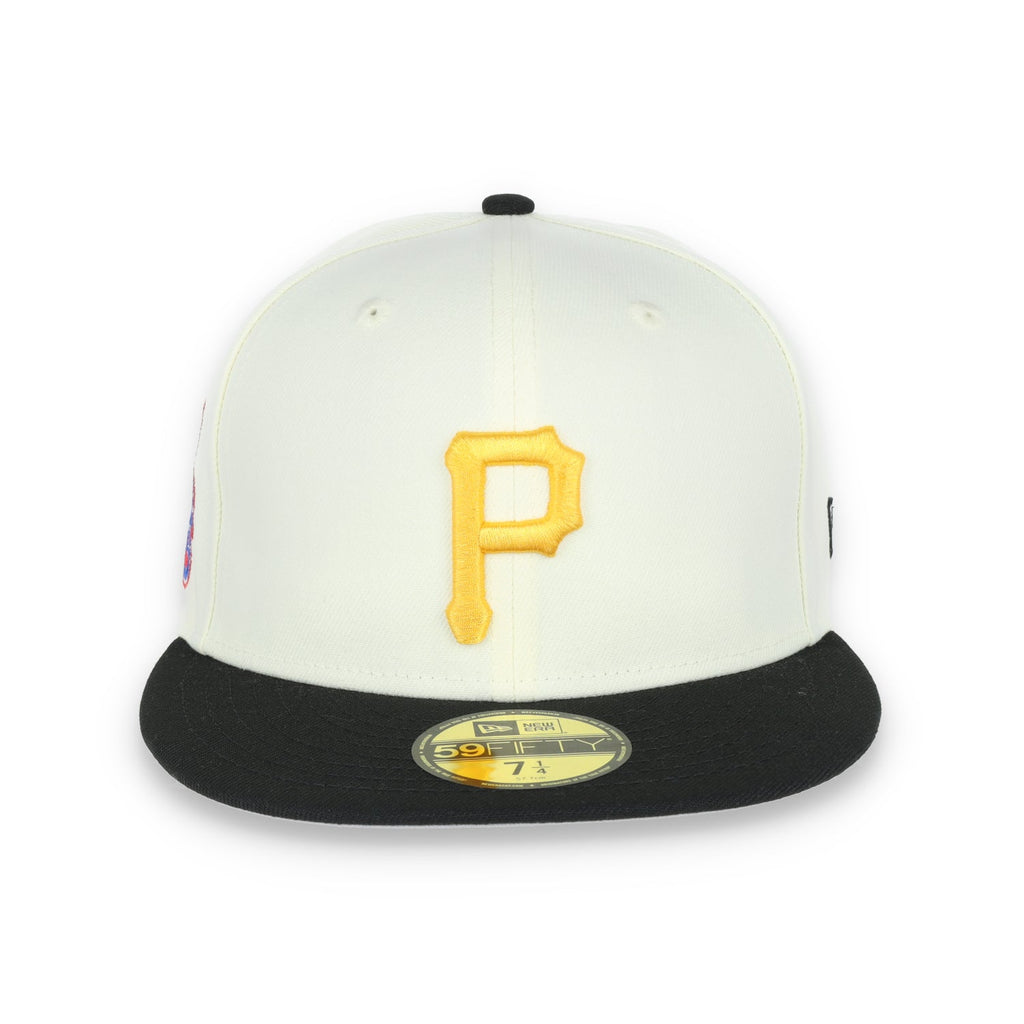 New Era Pittsburg Pirates Throwback 1971 World Series Patch 59FIFTY Fitted Ivory Hat product image 2, provided for visual