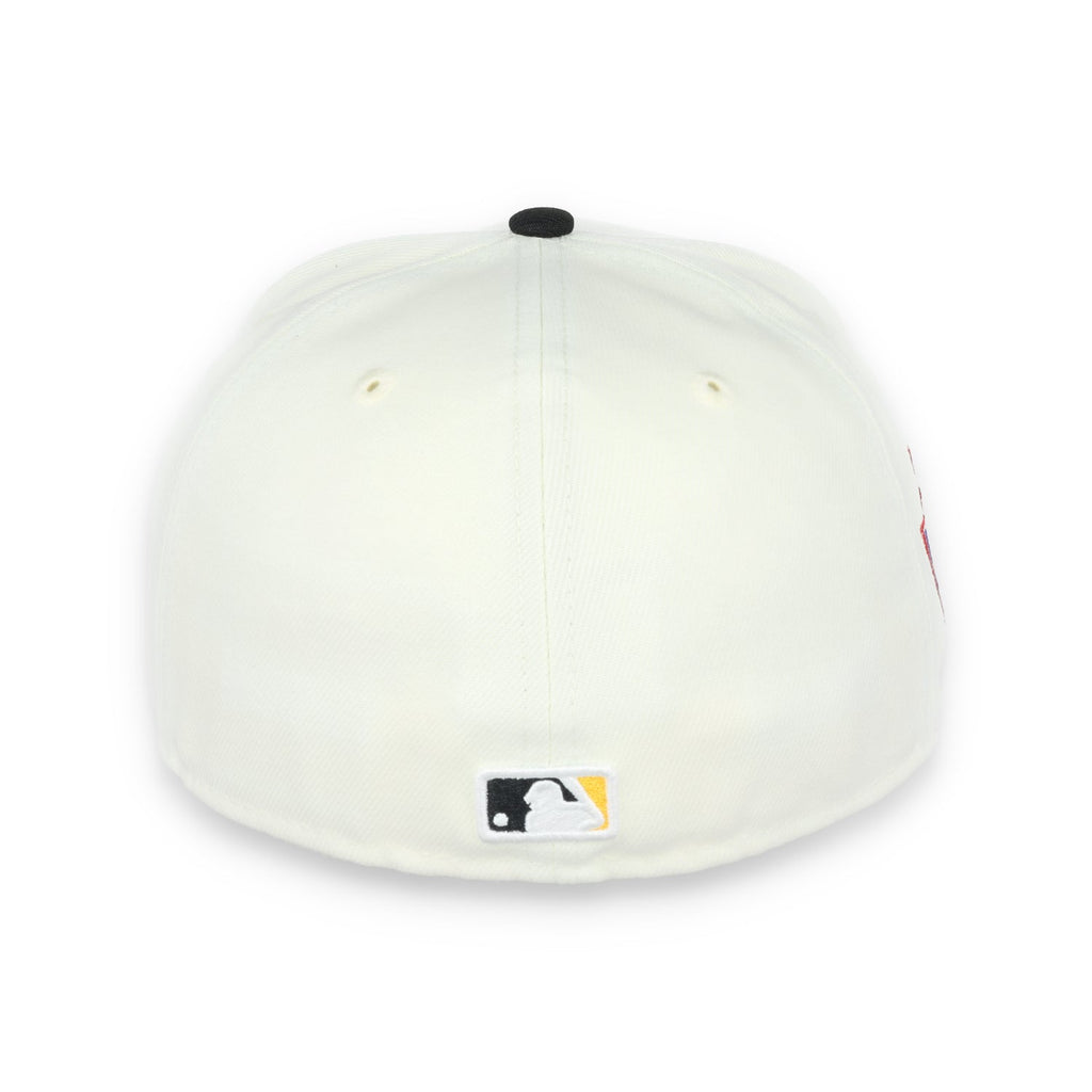 New Era Pittsburg Pirates Throwback 1971 World Series Patch 59FIFTY Fitted Ivory Hat product image 5, provided for visual