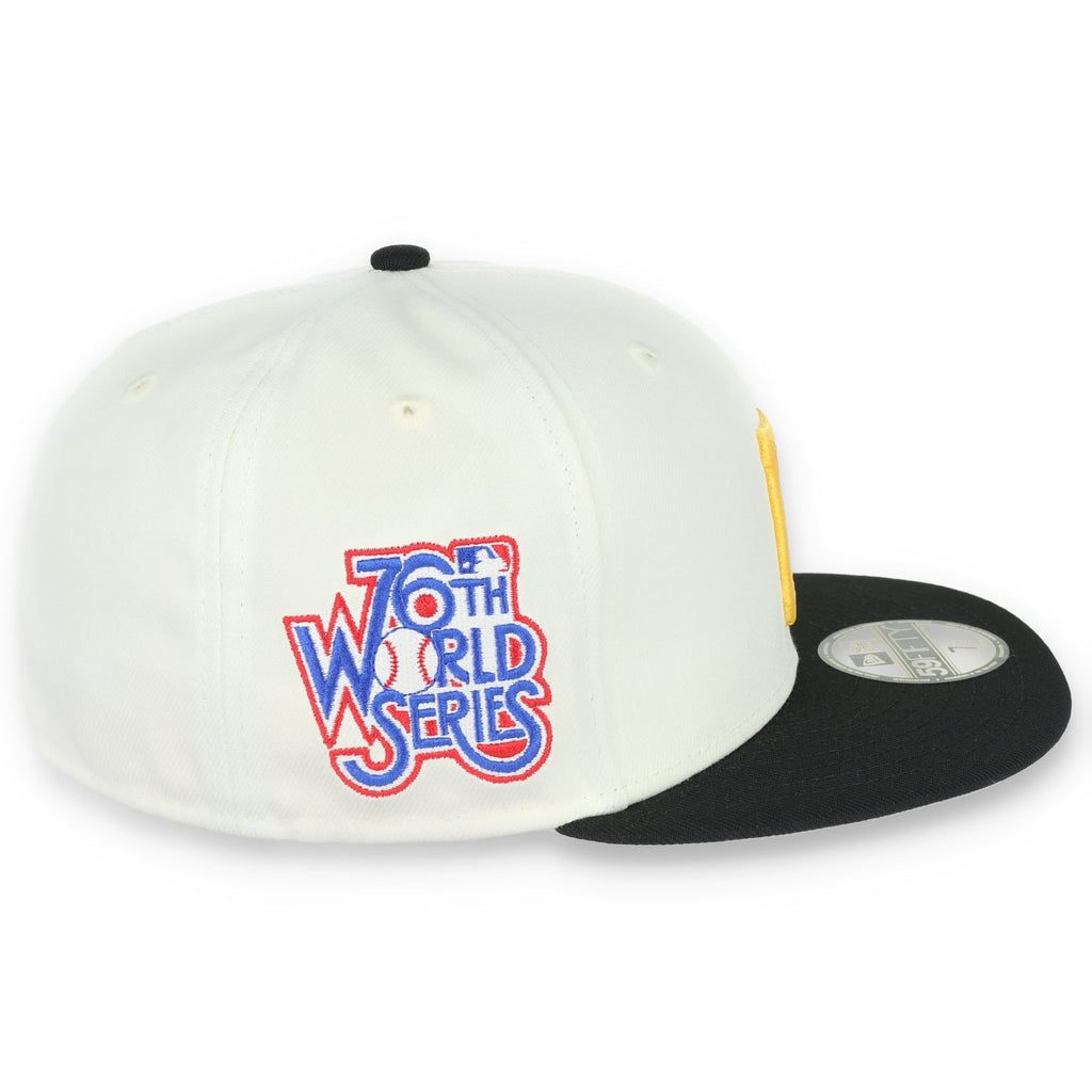 New Era Pittsburg Pirates Throwback 1971 World Series Patch 59FIFTY Fitted Ivory Hat product image 6, provided for visual