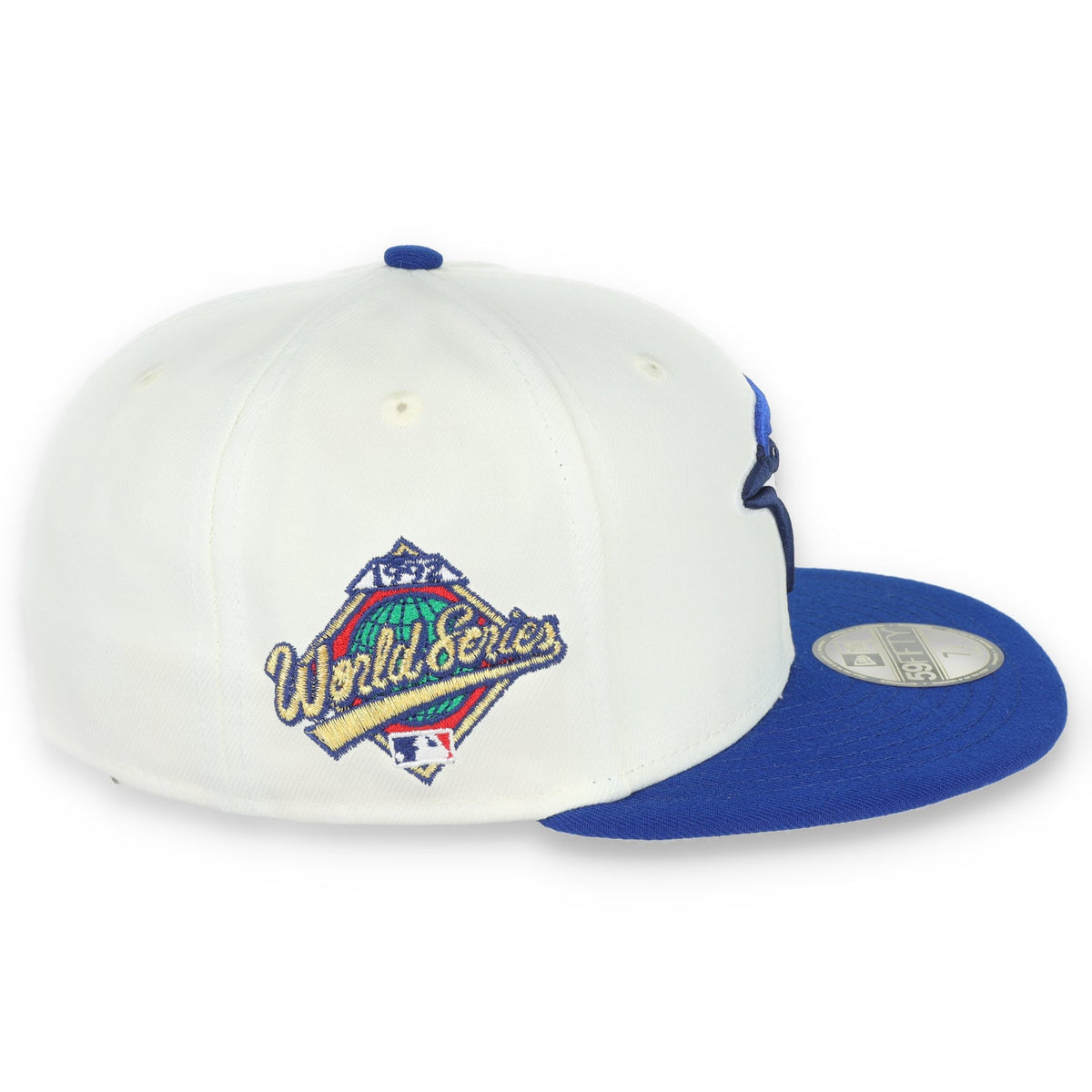 New Era Toronto Blue Jays Throwback 1992 World Series Patch 59FIFTY Fitted Ivory Hat product image 6, provided for visual