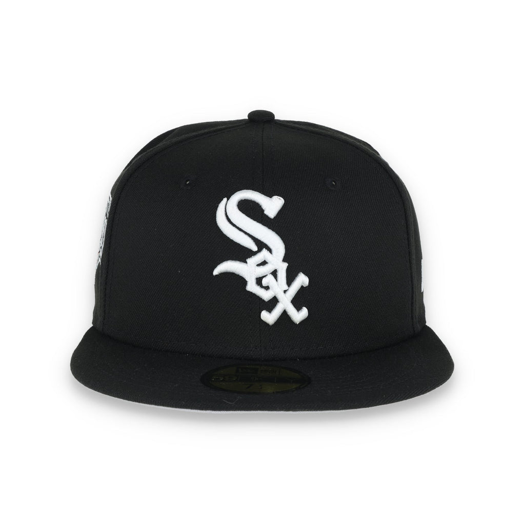 New Era Chicago White Sox Team Name Side Patch 59FIFTY Fitted Hat product image 2, provided for visual reference and product