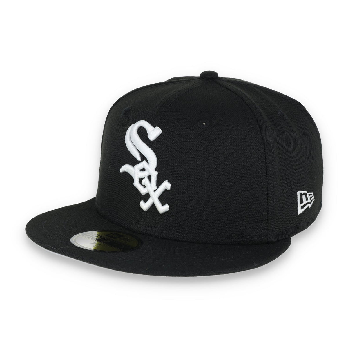 New Era Chicago White Sox Team Name Side Patch 59FIFTY Fitted Hat product image 3, provided for visual reference and product