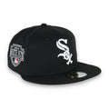 New Era Chicago White Sox Team Name Side Patch 59FIFTY Fitted Hat product image 1, provided for visual reference and product