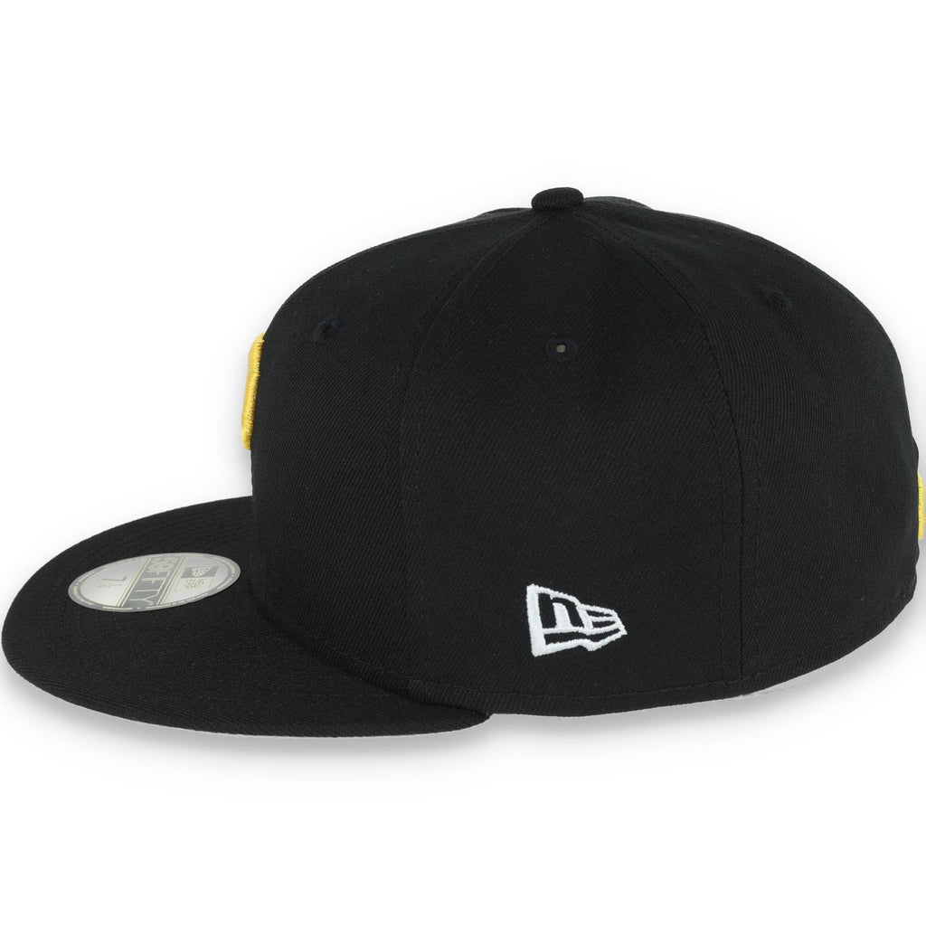 New Era Pittsburgh Pirates Team Name Side Patch 59FIFTY Fitted Hat product image 4, provided for visual reference and