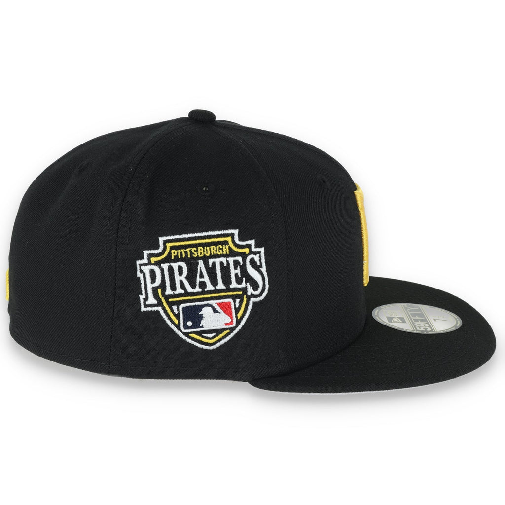 New Era Pittsburgh Pirates Team Name Side Patch 59FIFTY Fitted Hat product image 6, provided for visual reference and