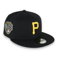 New Era Pittsburgh Pirates Team Name Side Patch 59FIFTY Fitted Hat product image 1, provided for visual reference and
