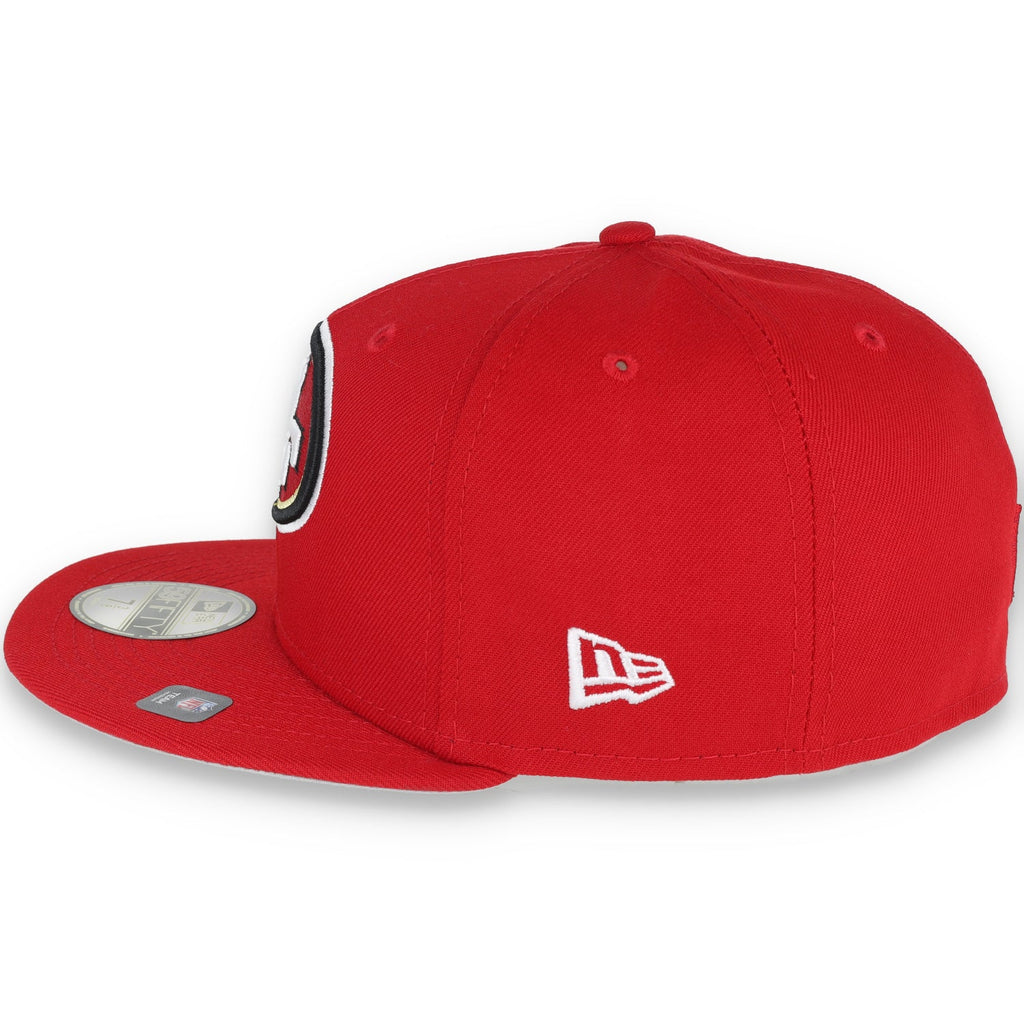 New Era San Francisco 49ers Team Name Side Patch 59FIFTY Fitted Hat product image 4, provided for visual reference and