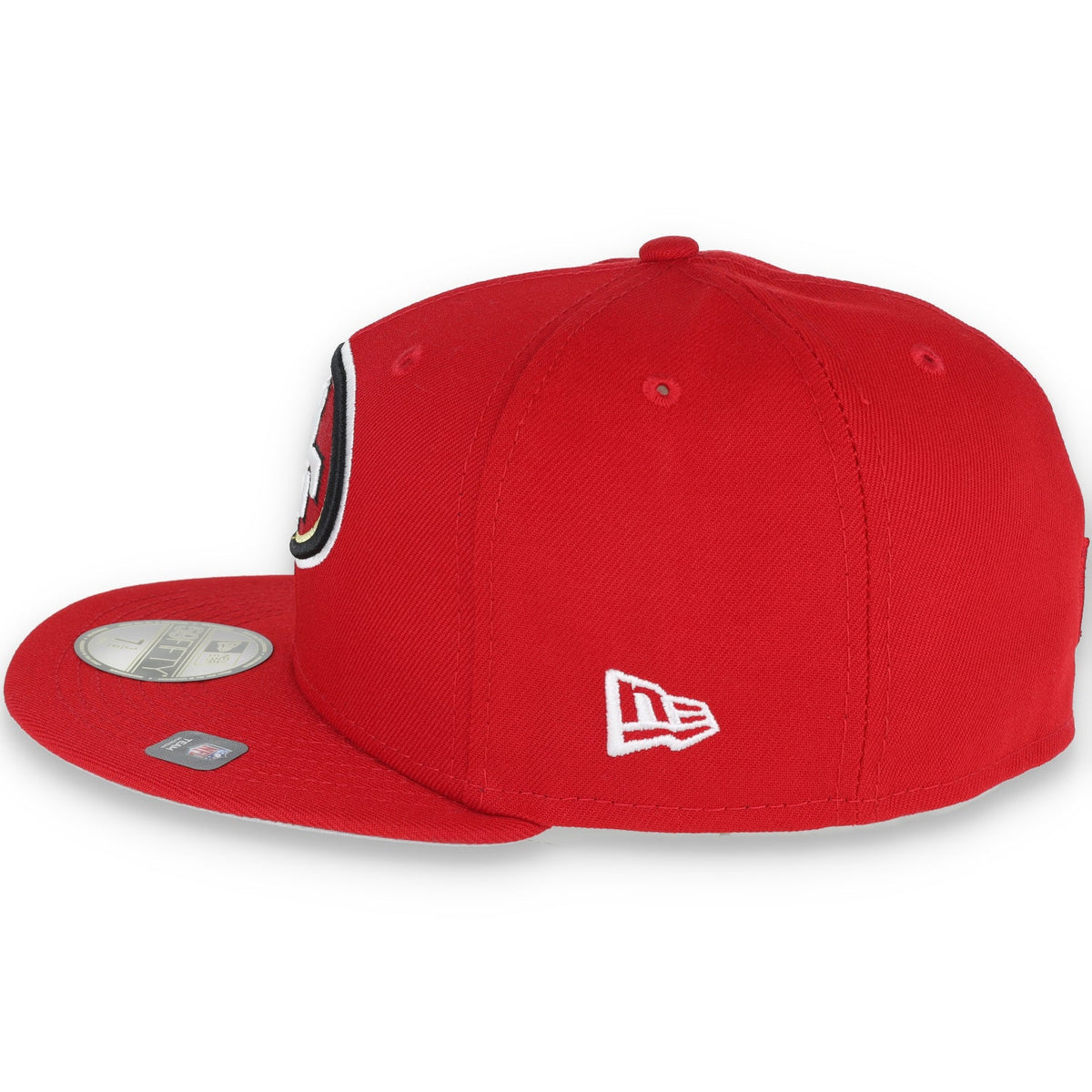 New Era San Francisco 49ers Team Name Side Patch 59FIFTY Fitted Hat product image 4, provided for visual reference and