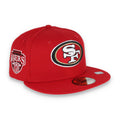 New Era San Francisco 49ers Team Name Side Patch 59FIFTY Fitted Hat product image 1, provided for visual reference and
