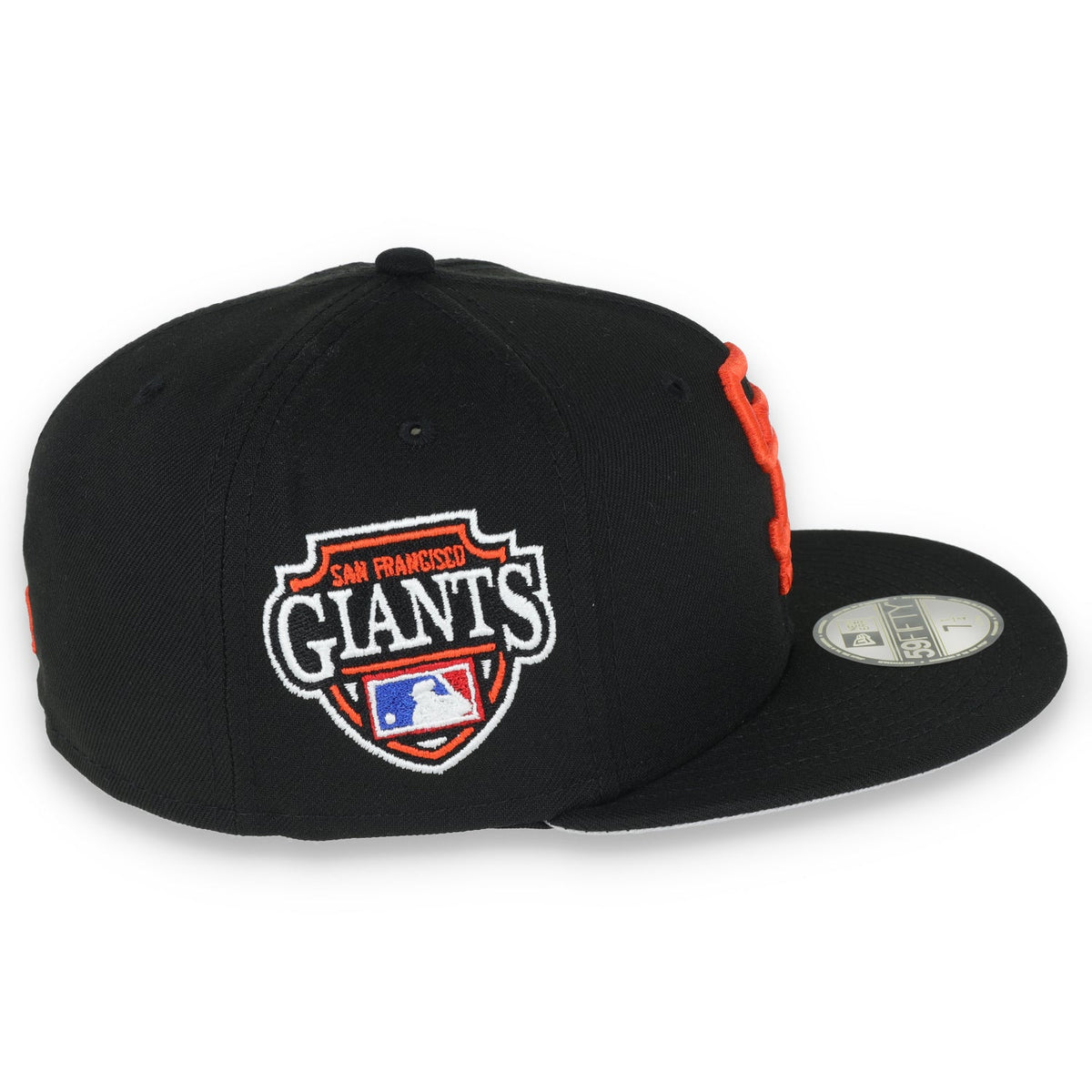 New Era San Francisco Giants Team Name Side Patch 59FIFTY Fitted Hat product image 6, provided for visual reference and