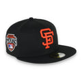 New Era San Francisco Giants Team Name Side Patch 59FIFTY Fitted Hat product image 1, provided for visual reference and