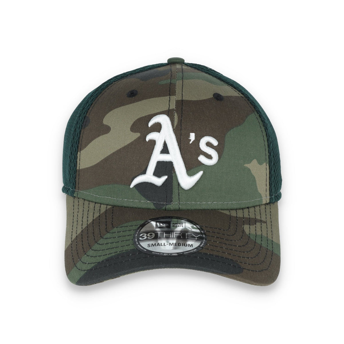 New Era Oakland Athletics Team Neo 39THIRTY Flex Fit- Camo product image 2, provided for visual reference and product detail
