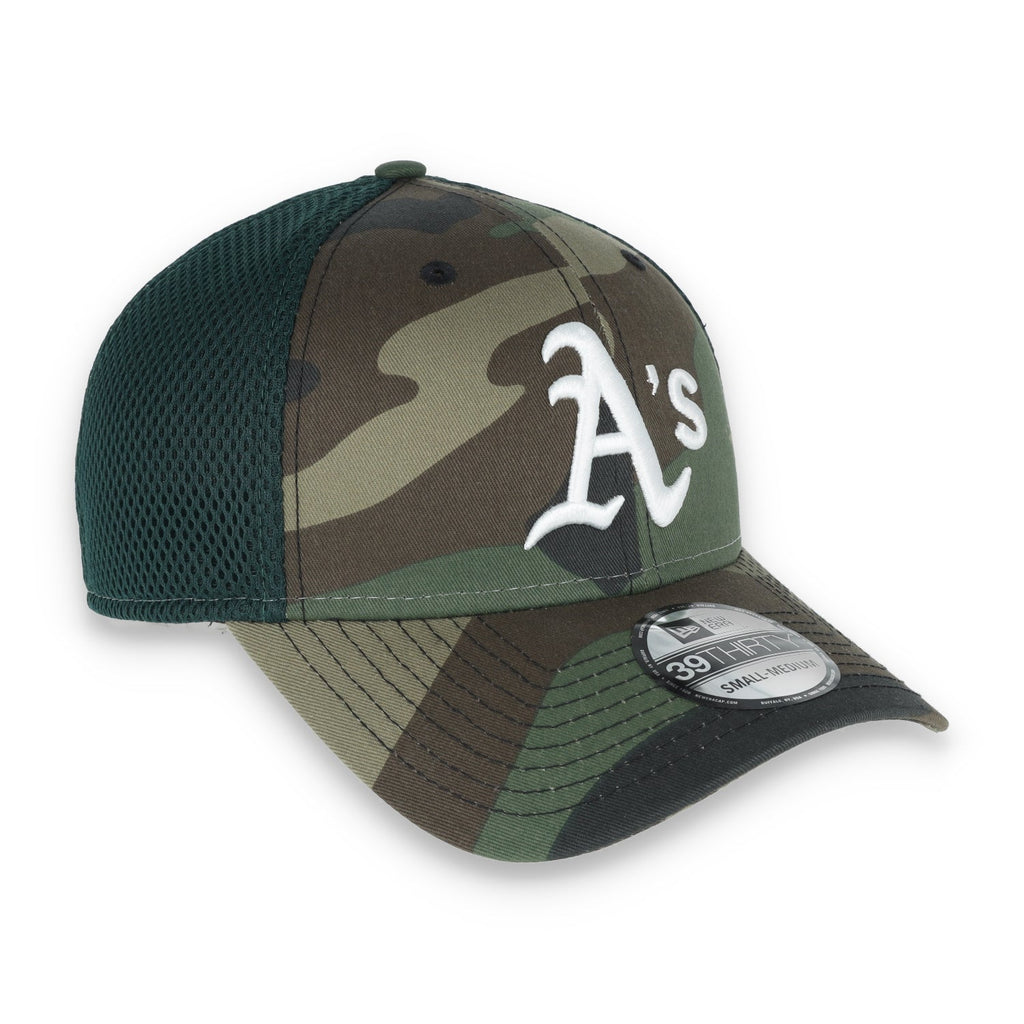 New Era Oakland Athletics Team Neo 39THIRTY Flex Fit- Camo product image 1, provided for visual reference and product detail
