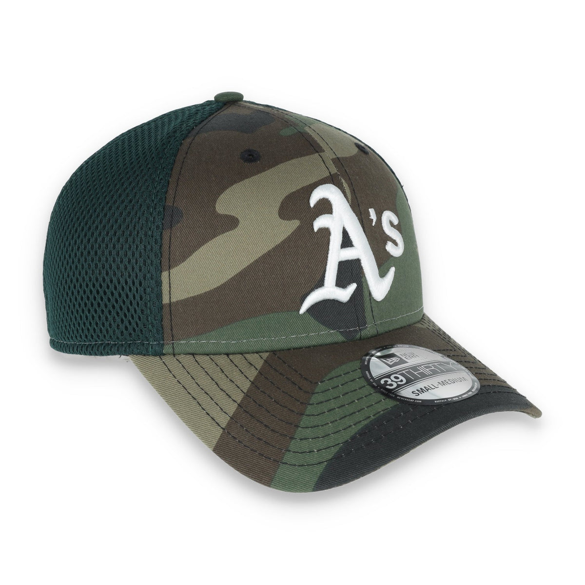 New Era Oakland Athletics Team Neo 39THIRTY Flex Fit- Camo product image 1, provided for visual reference and product detail