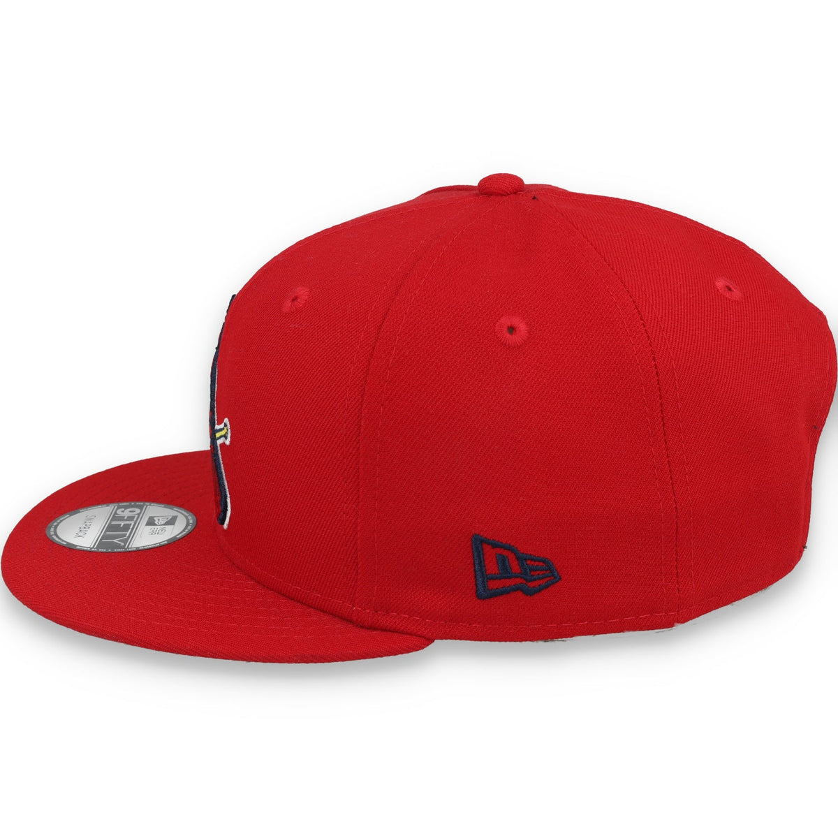 New Era St. Louis Cardinal Side Patch 9FIFTY Snapback Hat-Red product image 4, provided for visual reference and product