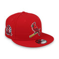 New Era St. Louis Cardinal Side Patch 9FIFTY Snapback Hat-Red product image 1, provided for visual reference and product