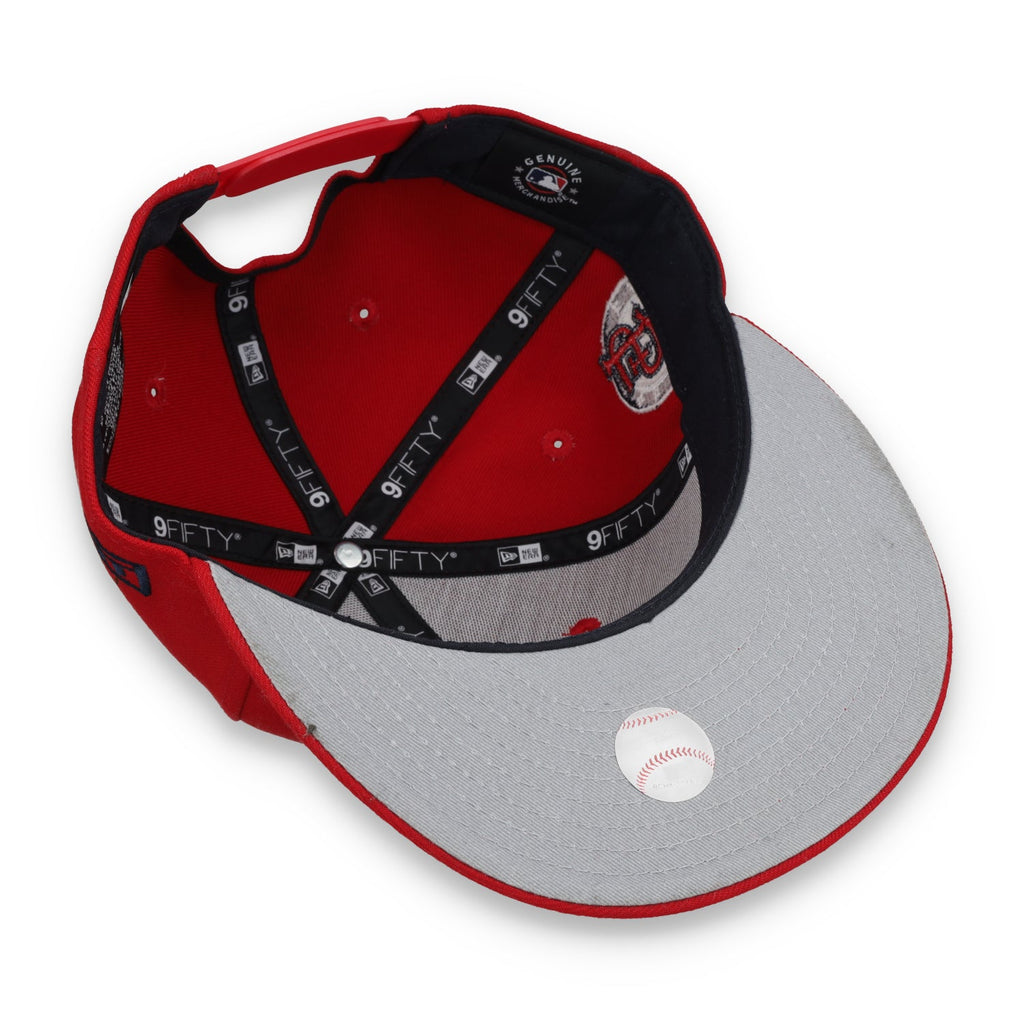 New Era St. Louis Cardinal Side Patch 9FIFTY Snapback Hat-Red product image 7, provided for visual reference and product