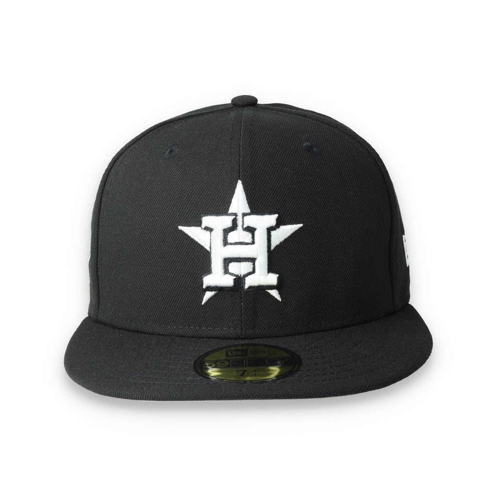 New Era Houston Astros Side Patch 2017 World Series 59FIFTY Hat-Black/White product image 2, provided for visual reference