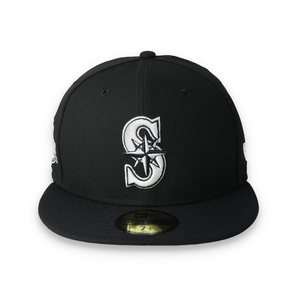 New Era Seattle Mariners Side Patch 2001 All Star Game 59Fifty Fitted-Black/White product image 2, provided for visual