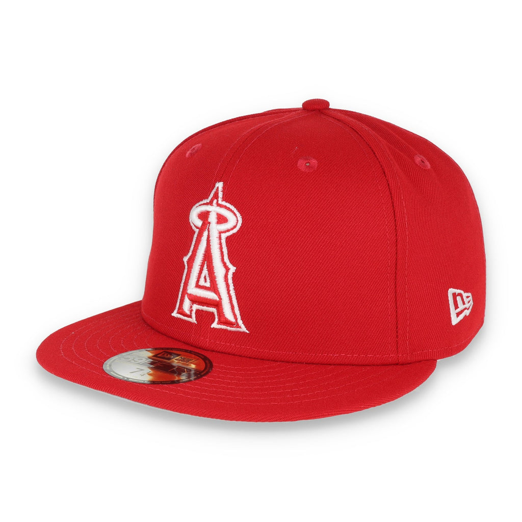 New Era Los Angels Angels 2010 MLB All Star Side Patch 59FIFTY Fitted Hat- Red/White product image 3, provided for visual