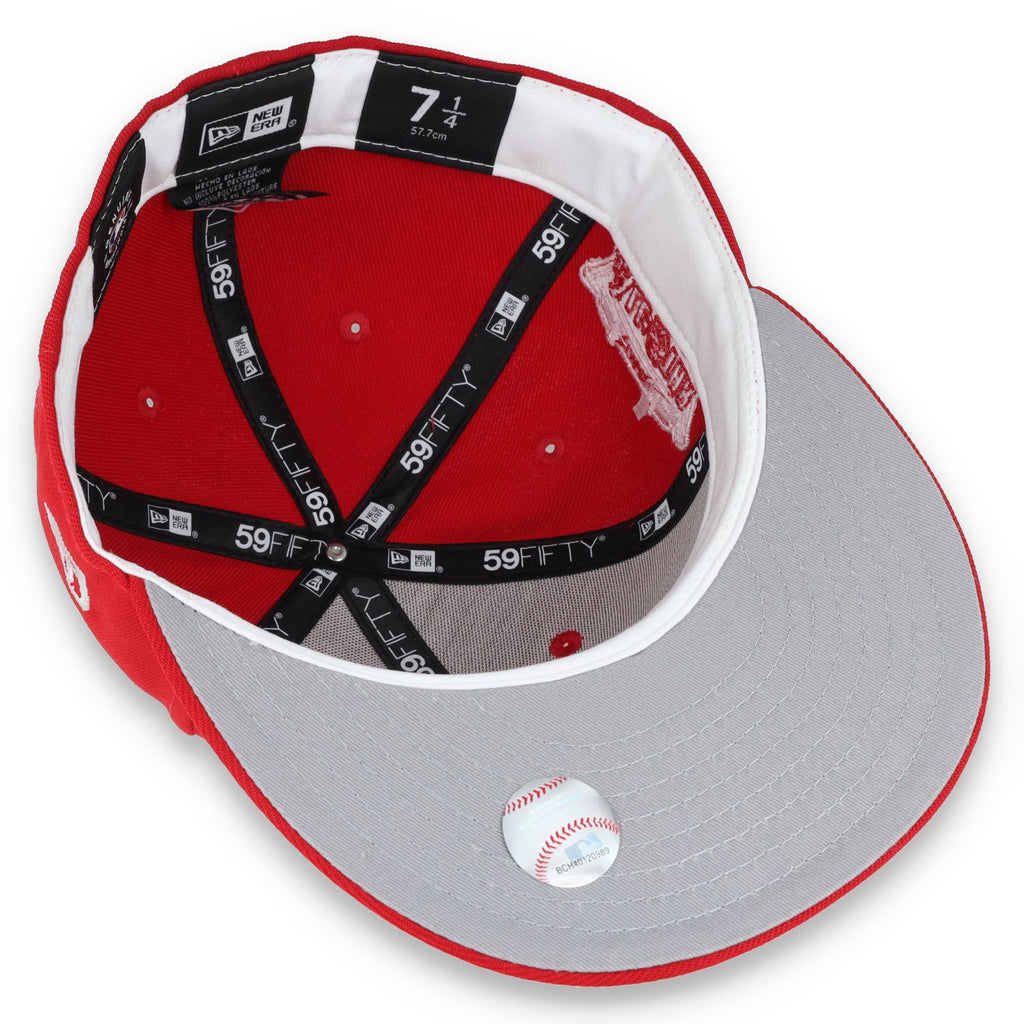 New Era Kansas City Royals Side Patch 2015 World Series 59Fifty Fitted Hat-Scarlet product image 7, provided for visual