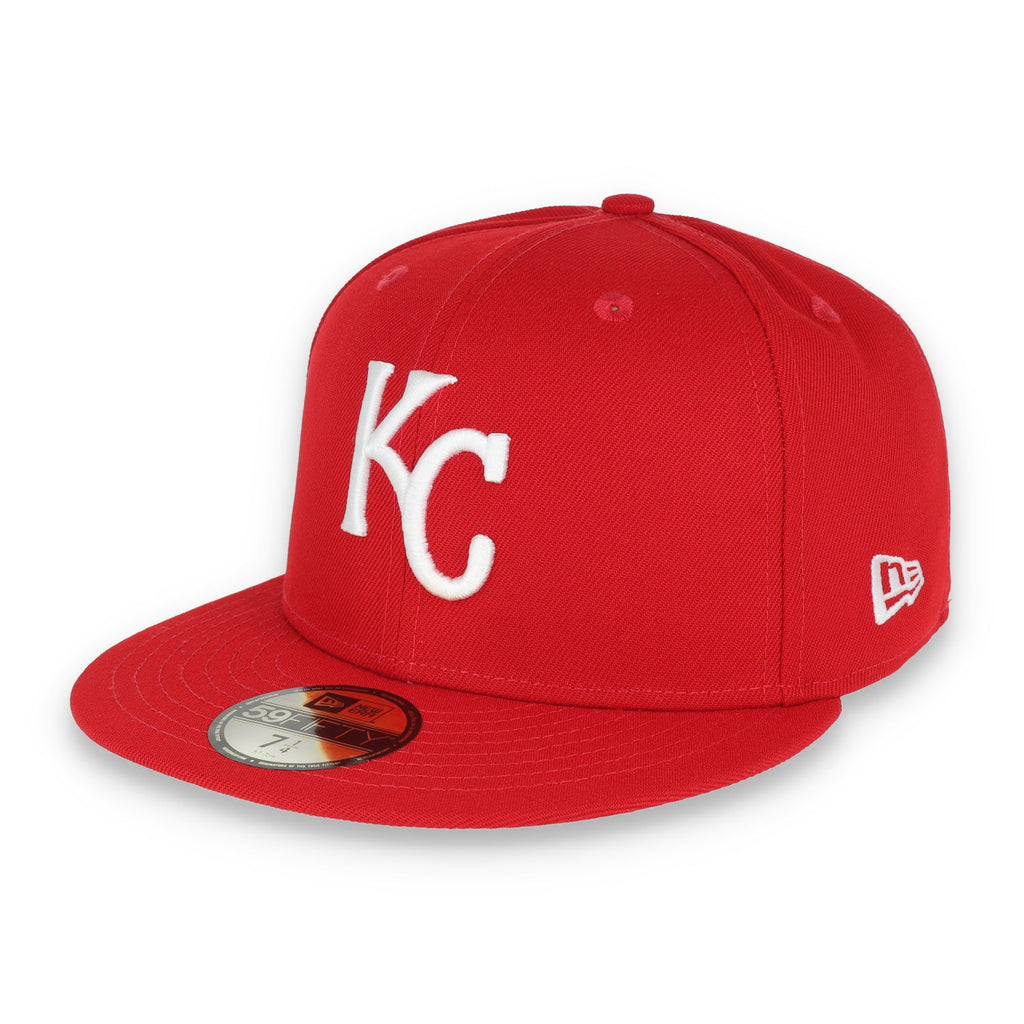 New Era Kansas City Royals Side Patch 2015 World Series 59Fifty Fitted Hat-Scarlet product image 3, provided for visual