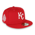 New Era Kansas City Royals Side Patch 2015 World Series 59Fifty Fitted Hat-Scarlet product image 1, provided for visual