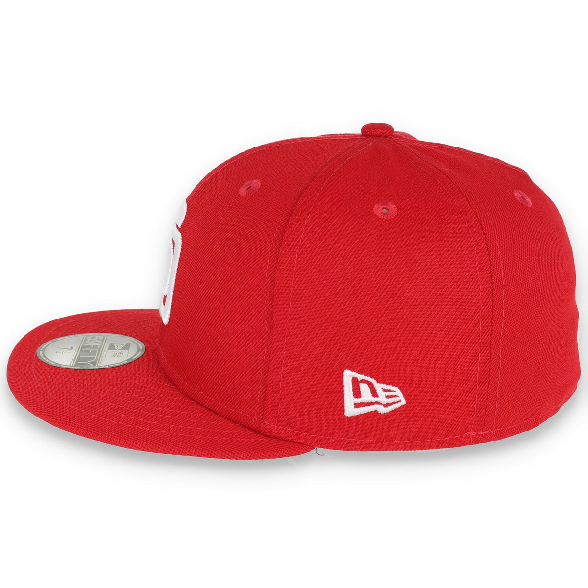 New Era San Diego Padres Side Patch 2015 All Star Game 59FIFTY Fitted Hat-Red/White product image 4, provided for visual