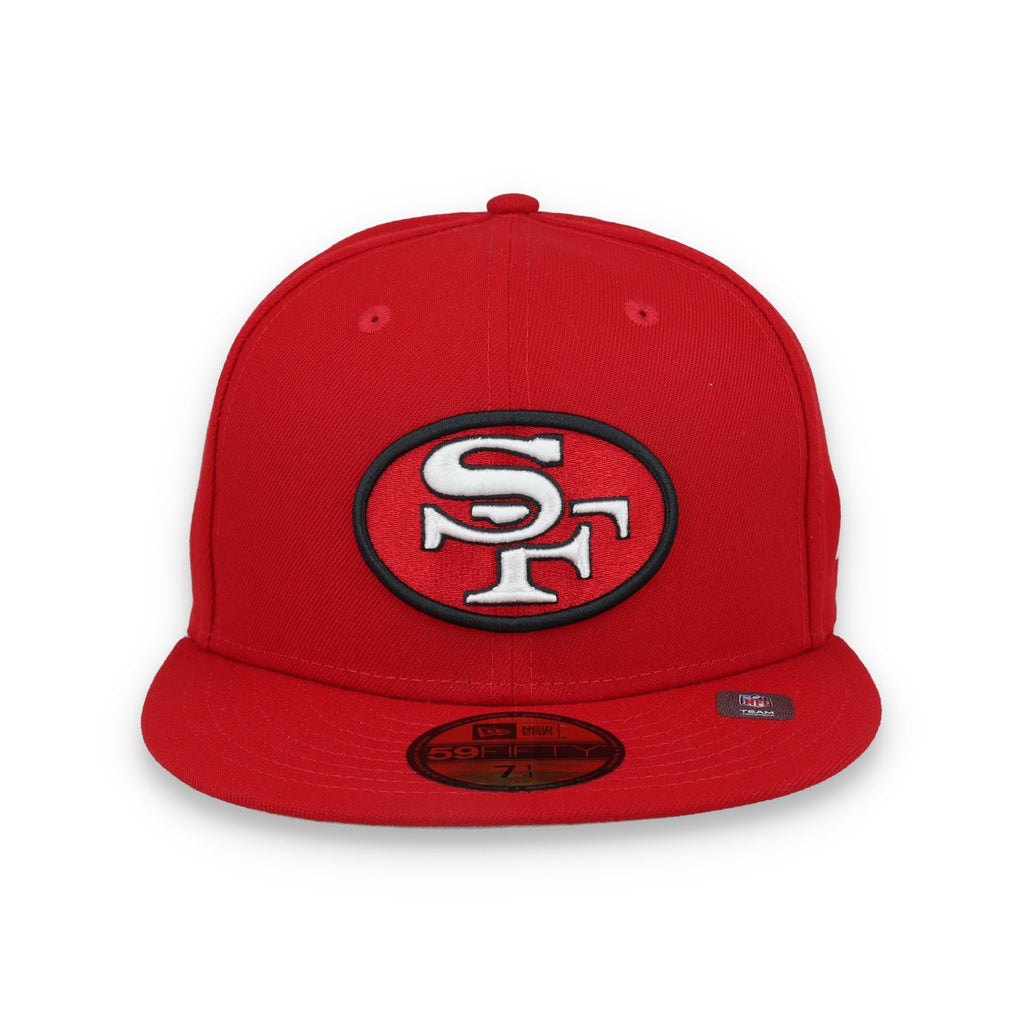 New Era San Francisco 49Ers Official NFL Basic 59Fifty Fitted-Red product image 1, provided for visual reference and product