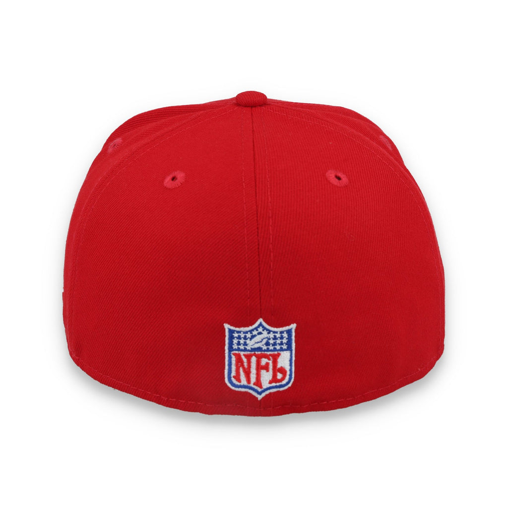 New Era San Francisco 49Ers Official NFL Basic 59Fifty Fitted-Red product image 4, provided for visual reference and product