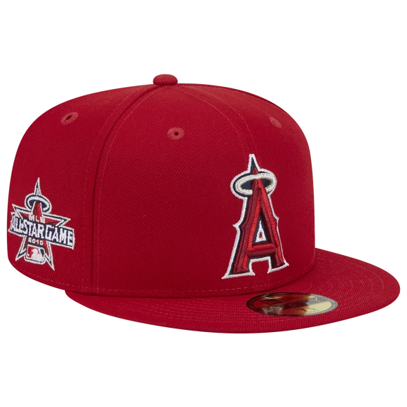 Los Angeles Angels All Star Game 2010 59FIFTY FITTED HAT-RED product image 1, provided for visual reference and product