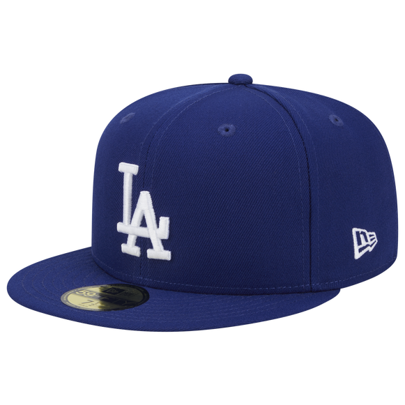 NEW ERA Los Angeles Dodgers WORLD SERIES 2020 SIDE PATCH 59FIFTY FITTED HAT-Blue product image 3, provided for visual