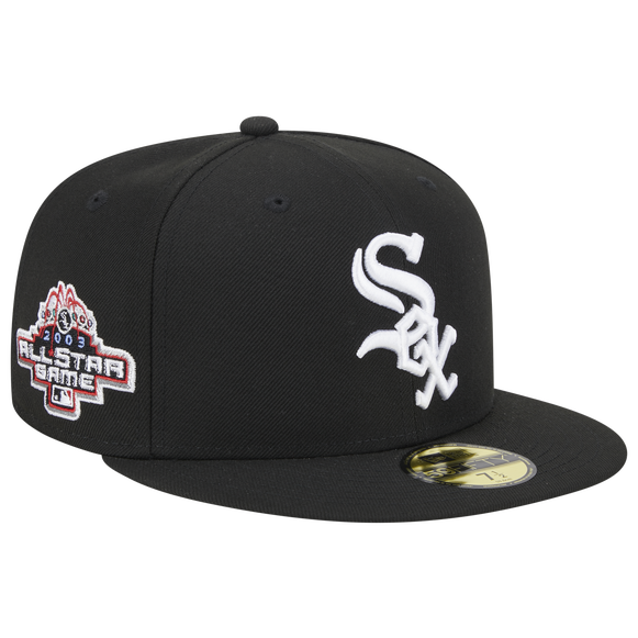 New Era Chicago White Sox All-Star 2003 59FIFTY FITTED-BLACK/WHITE product image 1, provided for visual reference and
