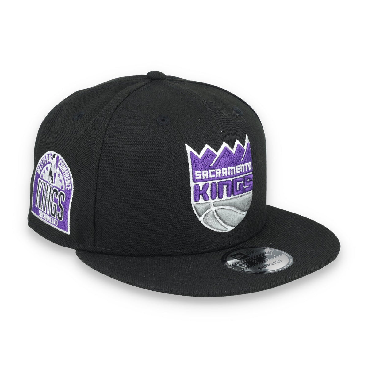 New Era Sacramento Kings Western Conference Side Patch 9FIFTY Snapback Hat product image 1, provided for visual reference