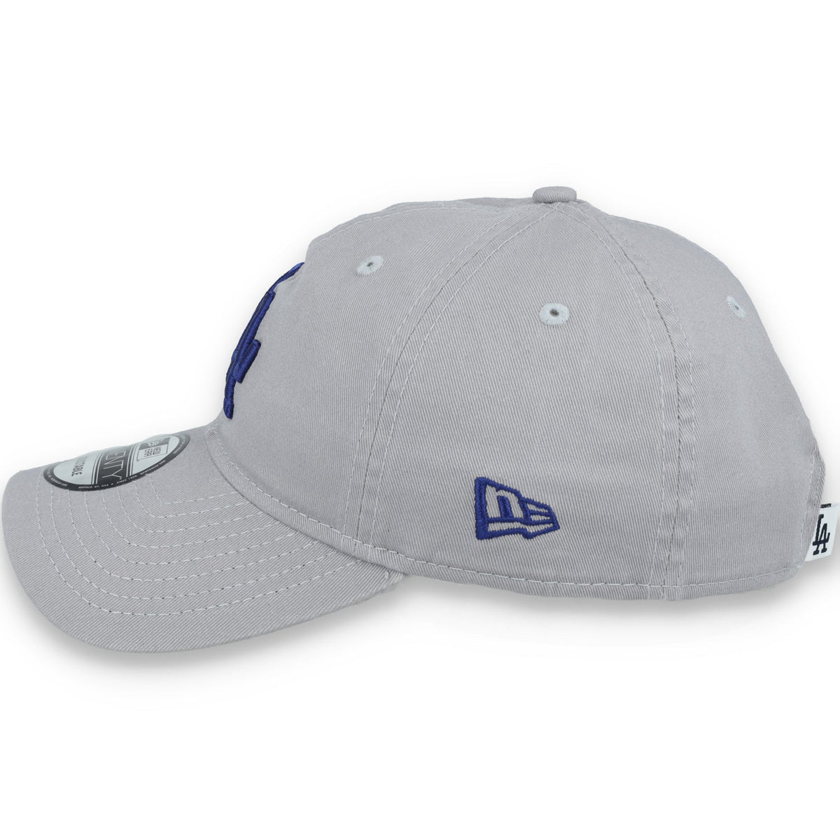 New Era Los Angeles Dodgers Core 2.0 9Twenty Adjustable Hat-Grey product image 5, provided for visual reference and product