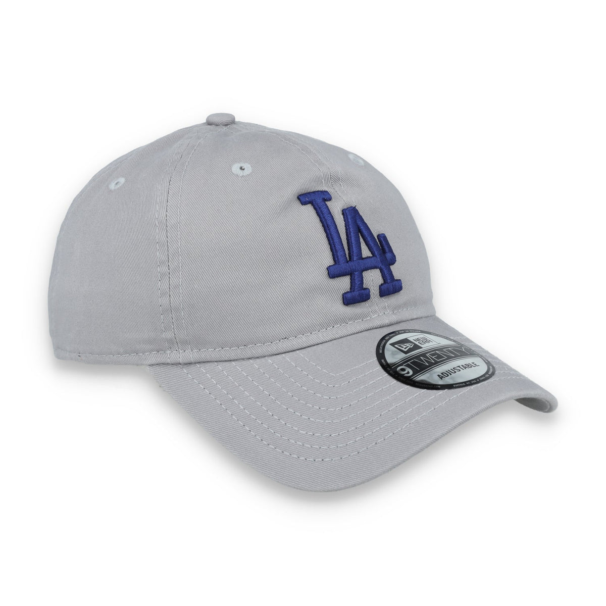 New Era Los Angeles Dodgers Core 2.0 9Twenty Adjustable Hat-Grey product image 2, provided for visual reference and product