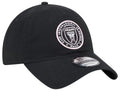 New Era Inter Miami Crest Logo 9TWENTY Adjustable Hat-Black product image 1, provided for visual reference and product