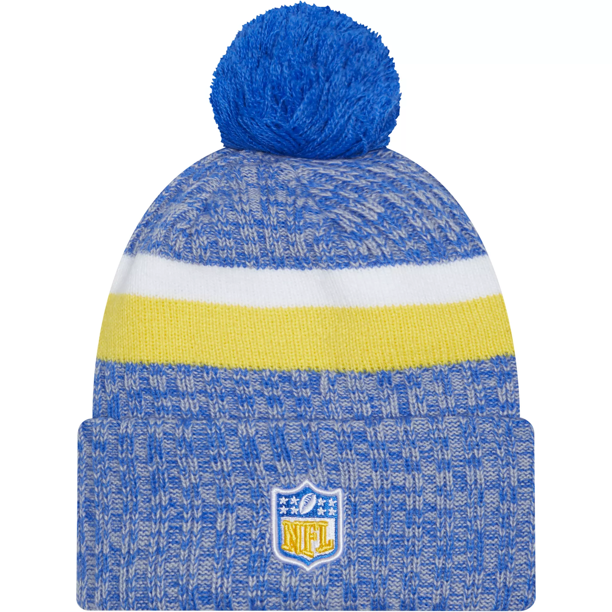 New Era Los Angeles Rams Sideline Knit 2023-Blue/Yellow product image 2, provided for visual reference and product detail