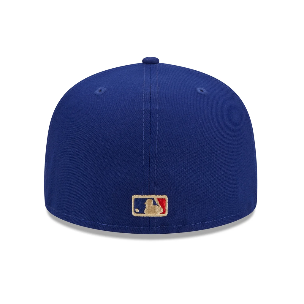 New Era Los Angeles Dodgers Laurel 1963 World Series Side Patch 59fifty Fitted Cap-Blue product image 4, provided for visual