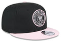 New Era Inter Miami CF 9FIFTY Snapback Hat product image 1, provided for visual reference and product detail review