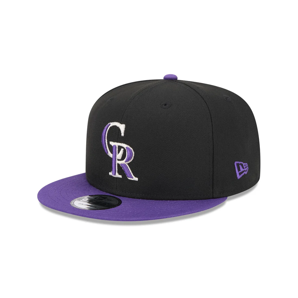 New Era Colorado Rockies On Field Alternative 9FIFTY Snapback-Black-purple product image 3, provided for visual reference