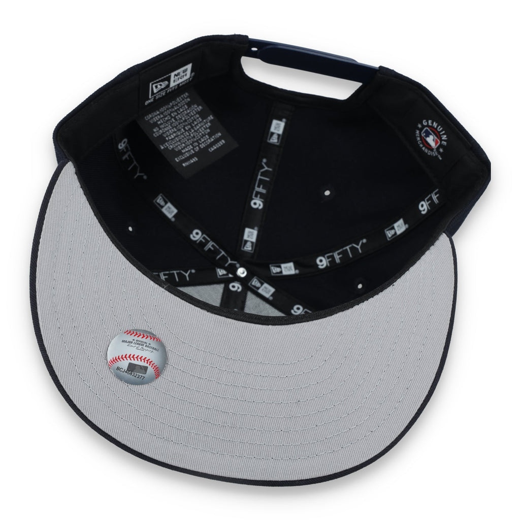 New Era Atlanta Braves On Field Alternative 9Fifty Snapback hat-NAVY/white product image 7, provided for visual reference