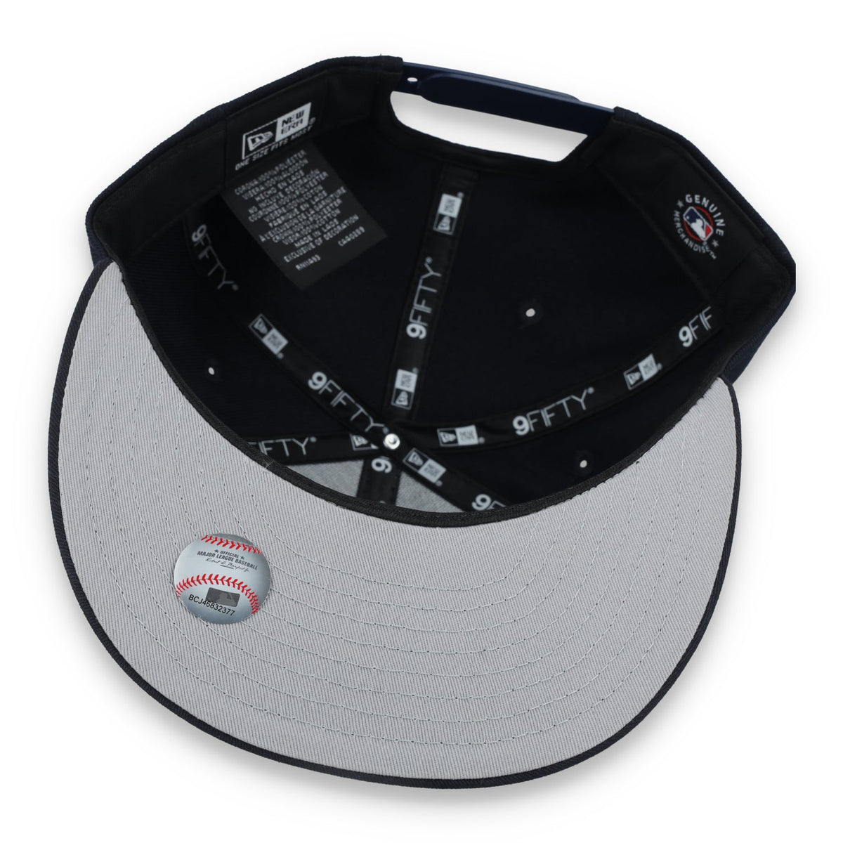 New Era Atlanta Braves On Field Alternative 9Fifty Snapback hat-NAVY/white product image 7, provided for visual reference