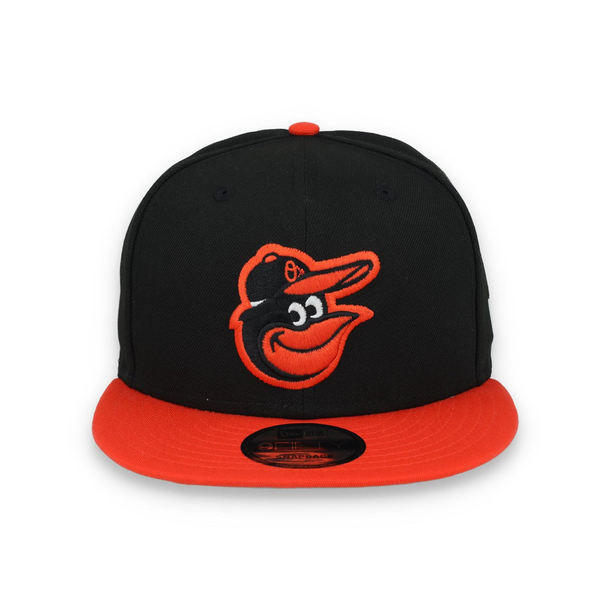 New Era Baltimore Orioles 9Fifty Snapback Hat-Black-orange product image 3, provided for visual reference and product detail